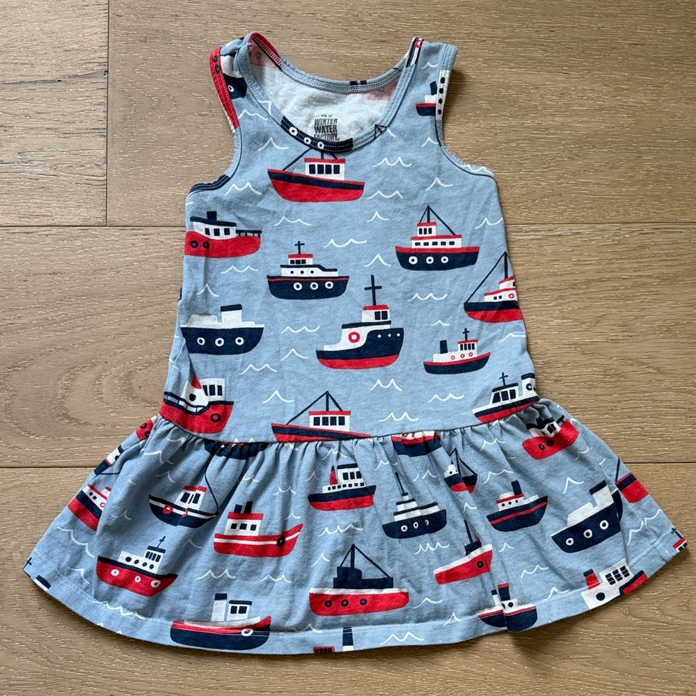 Winter Water Factory Nautical Kids Dress